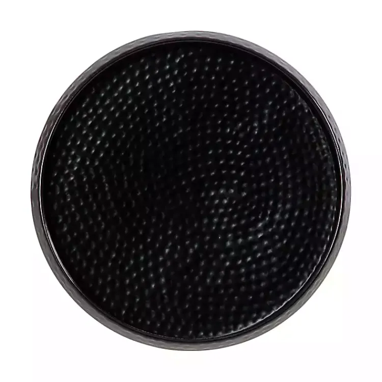 Kirklands Home Accent & End Tables|Round Metal Layla Accent Table Black