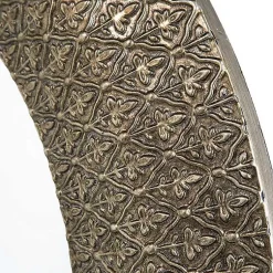 Kirklands Home Decorative Mirrors|Round Bronze Woven Texture Wall Mirror