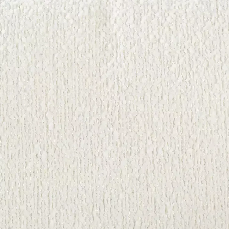 Kirklands Home Accent Chairs|Round Cream Boucle Swivel Accent Chair Ivory