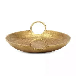 Sale Round Cast Iron Dish with Handles Decorative Bowls & Jars
