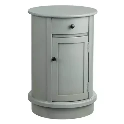 Kirklands Home Accent & End Tables|Round Beckly Accent Table Gray