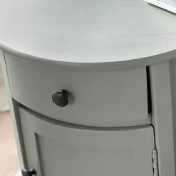 Kirklands Home Accent & End Tables|Round Beckly Accent Table Gray