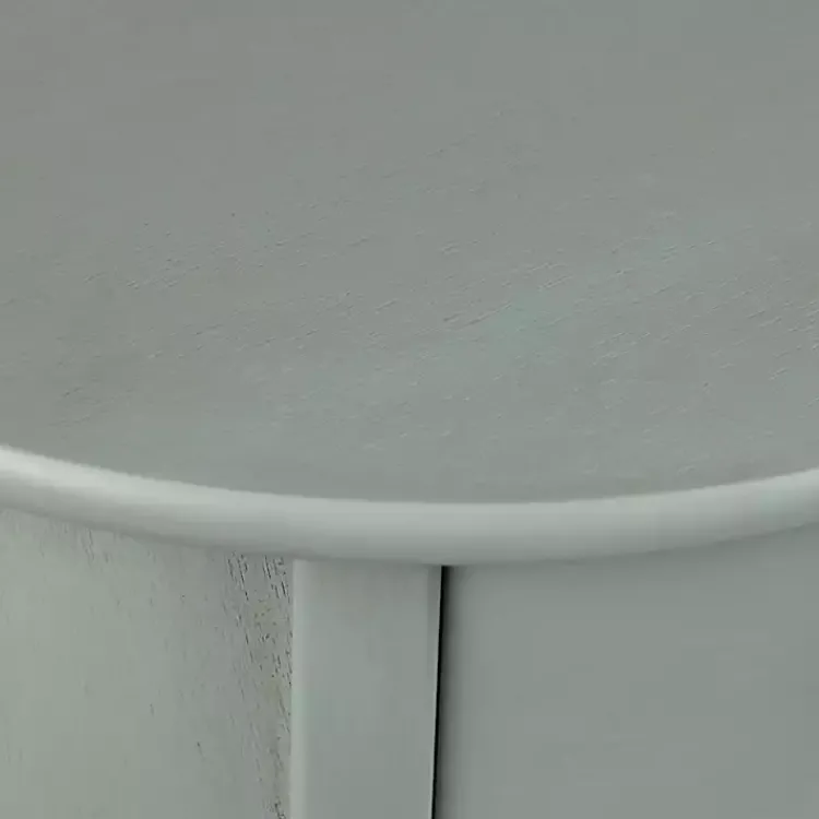 Kirklands Home Accent & End Tables|Round Beckly Accent Table Gray