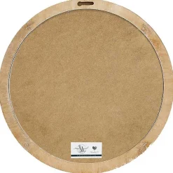 Online Round Merry Christmas Holly Tree Wall Plaque Christmas Art & Wall Decor