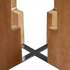 Kirklands Home Dining Tables|Round Pecan Wood Kenny Dining Table Brown