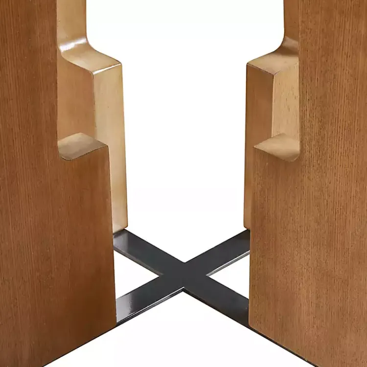 Kirklands Home Dining Tables|Round Pecan Wood Kenny Dining Table Brown