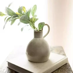 Discount Round Oversized Handle Jug Vase Vases