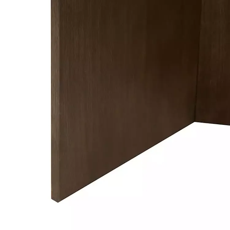 Kirklands Home Coffee Tables|Round Walnut Wood Starburst Coffee Table Brown