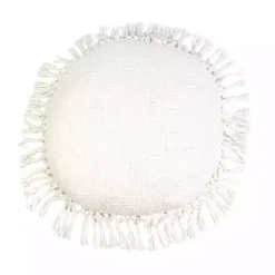 Outlet Round Tassel Pillow Pillows