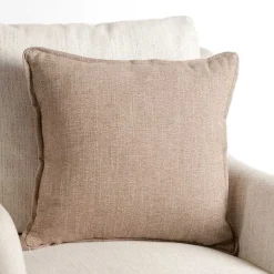 Outlet Rust Faux Suede Pillow Pillows