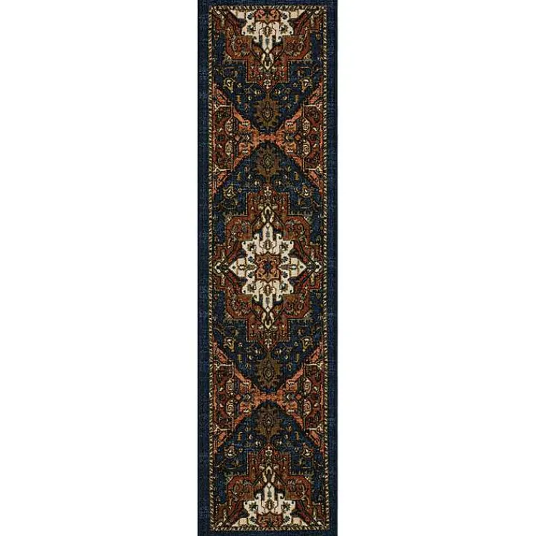 Kirklands Home Area Rugs|Rust Ornamental Runner, 2x8