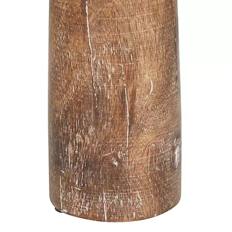 Hot Rust Rustic Mango Wood 3-pc. Candle Holder Set Candle Holders