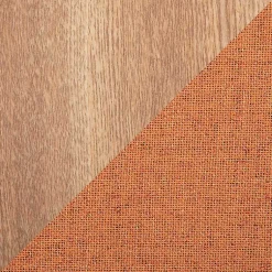 Kirklands Home Benches & Ottomans|Rust Upholstered Ottomans with Tray Tops, Set of 2 Orange