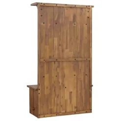 Kirklands Home Entryway Furniture|Rustic Acacia Wood Hall Tree