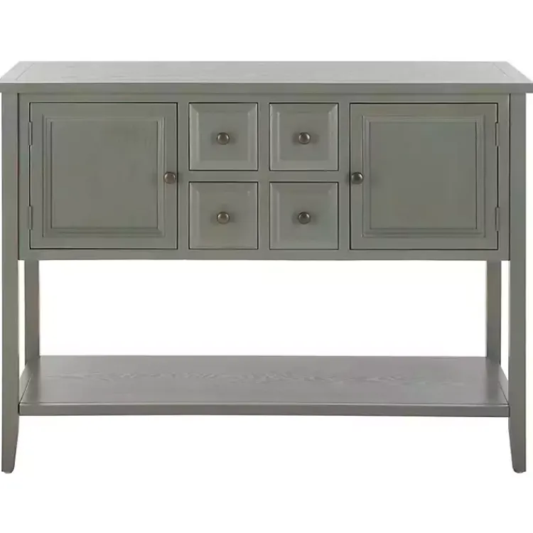 Kirklands Home Cabinets & Sideboards|Rustic 4-Drawer Charlotte Sideboard Gray