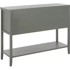 Kirklands Home Cabinets & Sideboards|Rustic 4-Drawer Charlotte Sideboard Gray