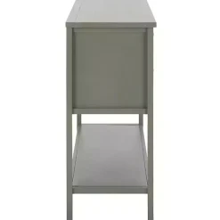 Kirklands Home Cabinets & Sideboards|Rustic 4-Drawer Charlotte Sideboard Gray