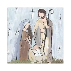 Sale Rustic Nativity Canvas Art Print Christmas Art & Wall Decor