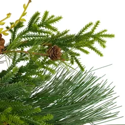 Online Rustic Pinecone and Jingle Bell Christmas Wreath Wreaths