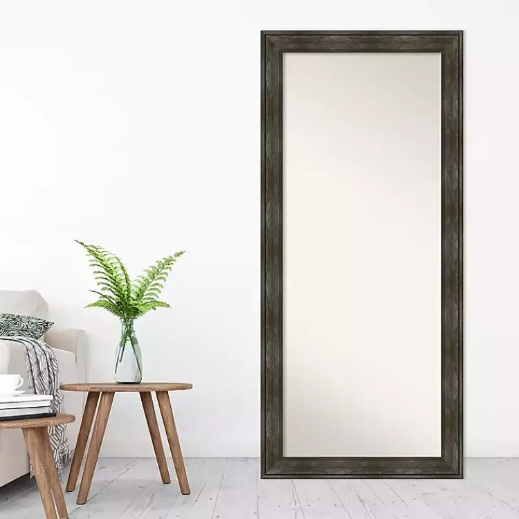 Kirklands Home Full Length & Floor Mirrors|Rustic Rail Charred Framed Mirror