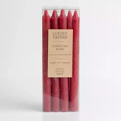 New Rustic Taper Candles, Set of 8 Candles