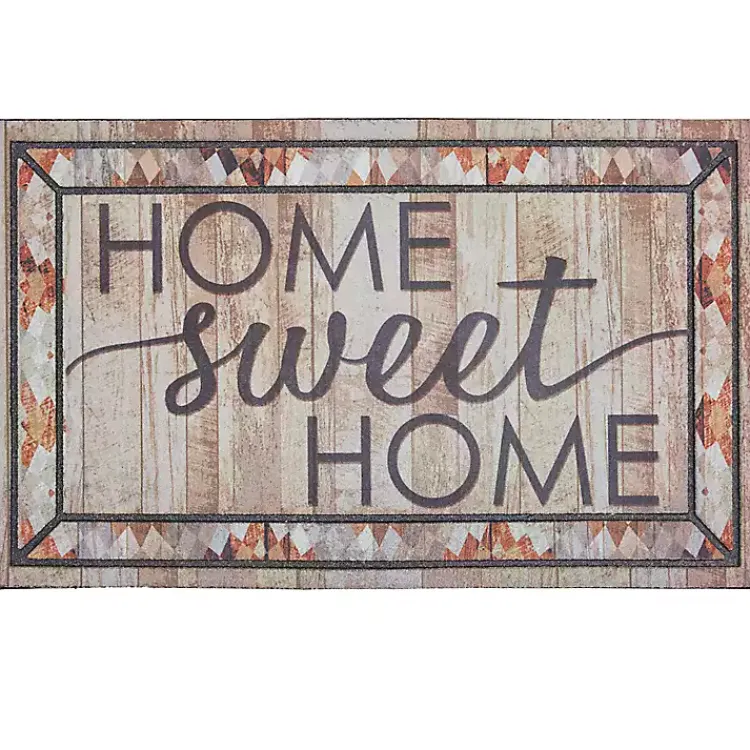 Kirklands Home Doormats|Rustic Sweet Home Doormat Tan