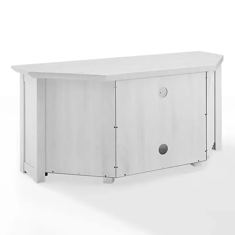 Kirklands Home Tv Stands & Media Consoles|Rustic White Katy-Corner TV Stand
