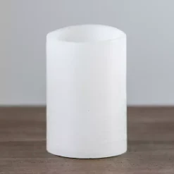 Rustic LED Pillar Candle, 4x6 in. Flameless Candles