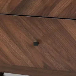 Kirklands Home Dressers & Chests|Sabrina Walnut Wood 3-Drawer Chest