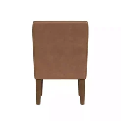Kirklands Home Accent Chairs|Saddle Faux Leather Accent Chair Brown