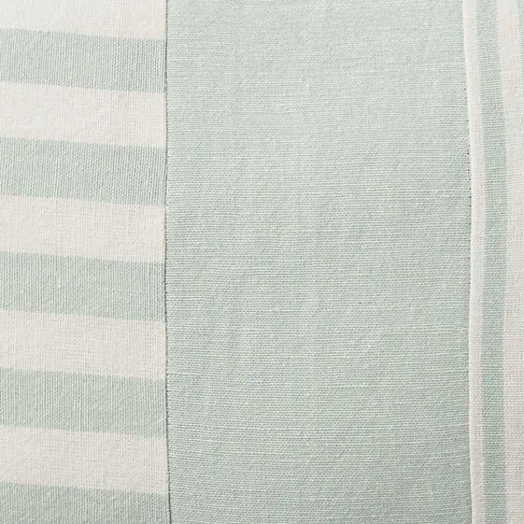 Best Sage Asymmetrical Stripes Lumbar Pillow Pillows