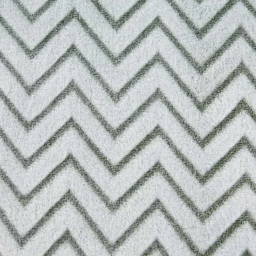 Sage Chevron Plush Throw Blankets & Throws
