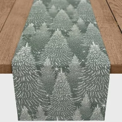 Kirklands Home Table Linens|Sage Forest Winter Twill Table Runner, 72 in.
