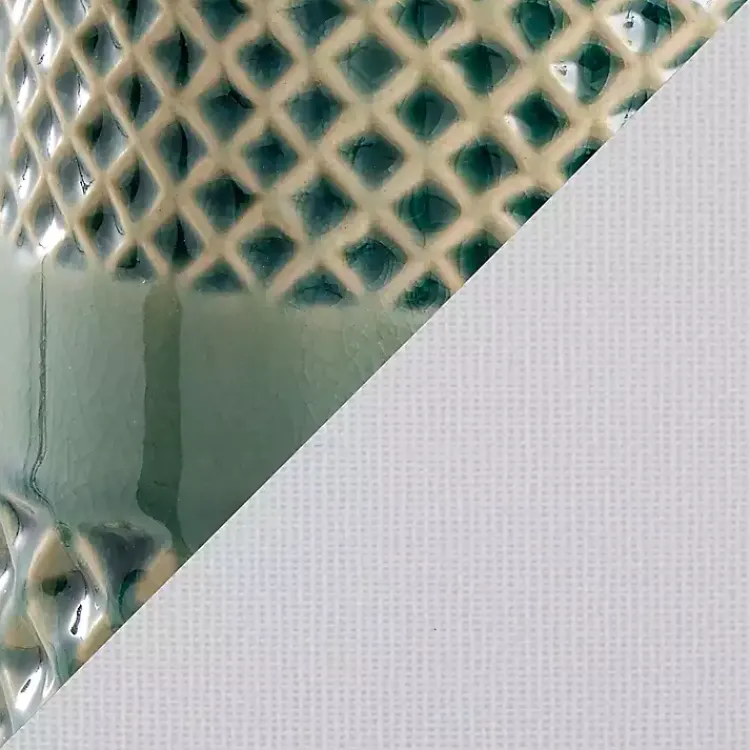 Kirklands Home Table Lamps|Sage Green Geometric Table Lamps, Set of 2 White