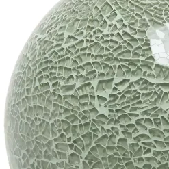 Kirklands Home Table Lamps|Sage Mosaic Ball Table Lamp Green