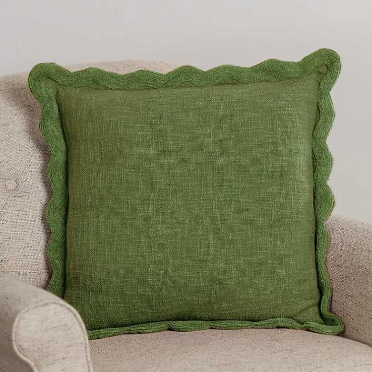 Sale Sage Juna Scalloped Pillow Pillows