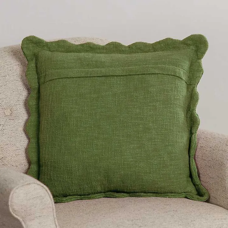 Sale Sage Juna Scalloped Pillow Pillows