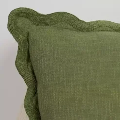 Sale Sage Juna Scalloped Pillow, 22 in. Pillows