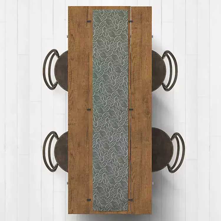 Kirklands Home Table Linens|Sage Leaves Table Runner, 72 in. Green