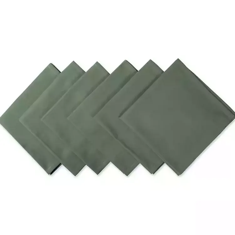 Kirklands Home Table Linens|Sage Napkins, Set of 6 Green