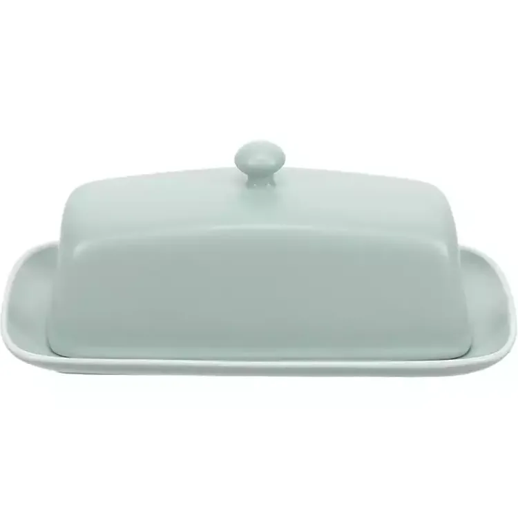 Kirklands Home Kitchen Accessories|Sage Stoneware 7-pc. Kitchen Accessories Set Green