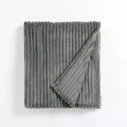 Outlet Sage Velvet Corduroy Throw Blankets & Throws