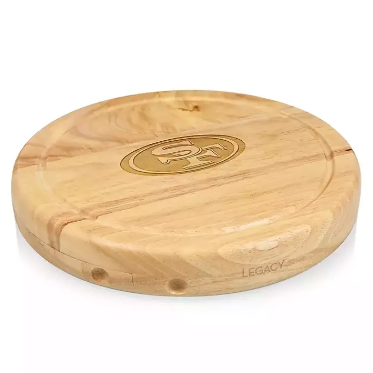 Kirklands Home Serving & Entertaining|San Francisco 49ers Cheese Board and Tool Set Tan
