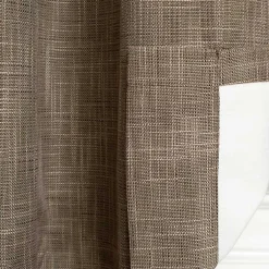 Kirklands Home Curtains & Drapes|Sand Box Pleated Single Curtain Panel, 84 in. Brown