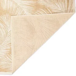 Kirklands Home Outdoor Rugs|Sand Cabo Palm Indoor/Outdoor Rug, 4x7