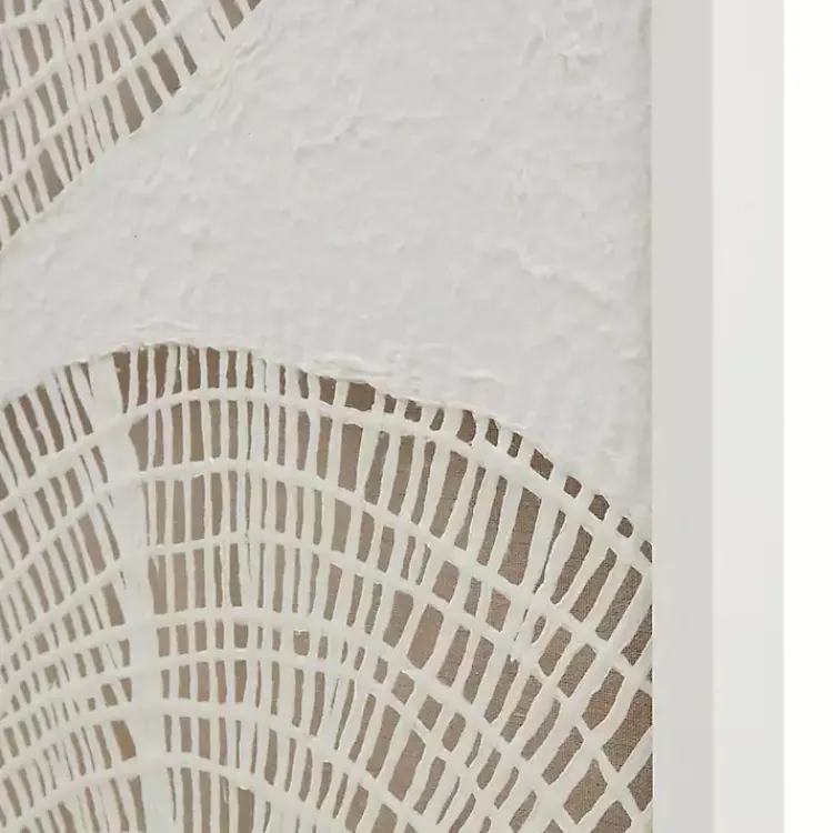 Kirklands Home Wall Plaques|Sand Dollar Rice Paper Shadowbox Wall Plaque White