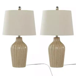 Kirklands Home Table Lamps|Sand Rockwell Table Lamps, Set of 2 Tan