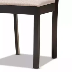 Kirklands Home Dining Tables|Sandy Beige Diamond Back 7-pc. Dining Set