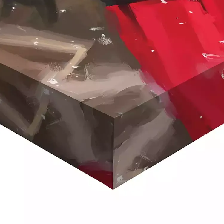 Online Santa and His Sleigh Canvas Art Print Christmas Art & Wall Decor