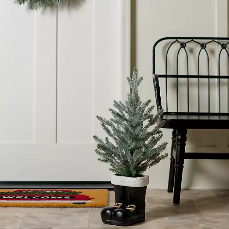 Outlet Santa Boots Christmas Tree Arrangement Christmas Arrangements & Garland